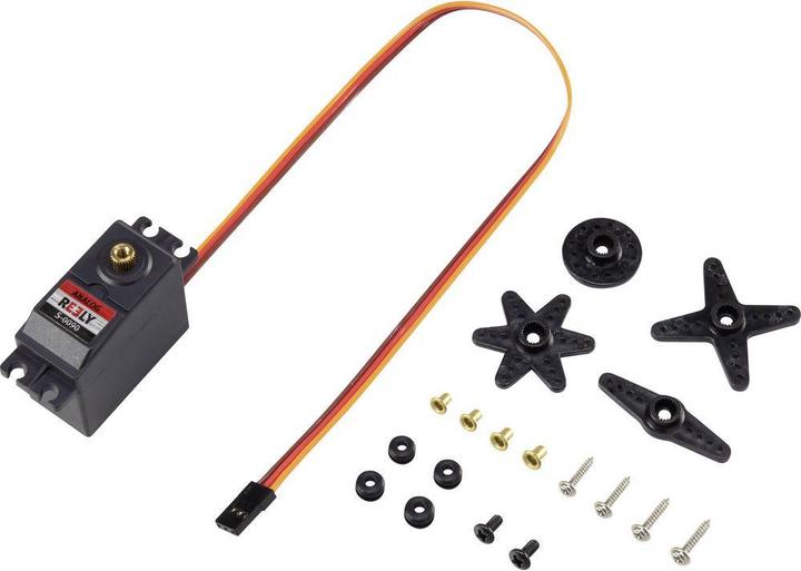 Immagine prodotto Reely Servo standard CYS-S0090 Servo analogico Materiale ingranaggi: Metallo Sistema di connessione: JR