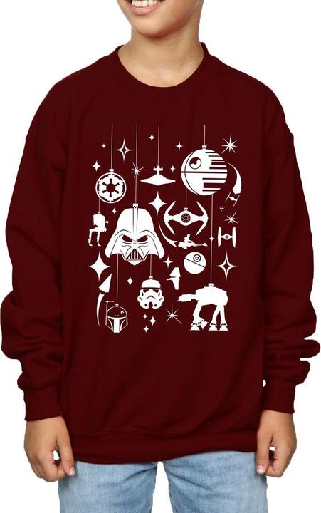Immagine prodotto Star Wars Christmas Decorations Felpa Ragazzi (152, 158)