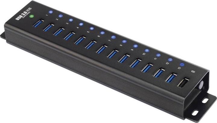 Immagine prodotto Renkforce Hub USB 3.0 a 13+1 porte con Alum (USB-A, 13 Porti)