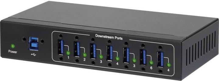 Actual product image Renkforce 7 Port USB 3.0 Hub for industrial (USB-A, 7 Ports)