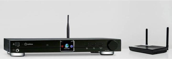 Image du produit Renkforce RF-DAB-IR 1700 Tuner HiFi DAB+, FM, Radio Internet, Bluetooth, Compatible WLAN DLNA (DAB+ DAB, FM, Bluetooth, WiFi)
