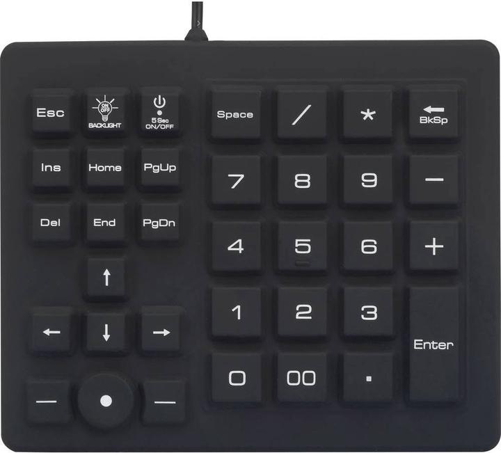 Produktbild Renkforce IP68 USB-Nummernblock mit Touchtaste (Nummernblock, Kabelgebunden)