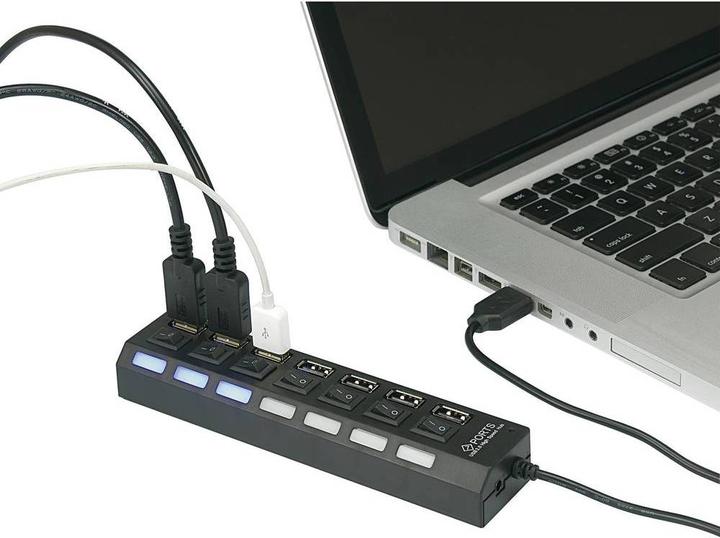 Immagine prodotto Renkforce RF-4847589 (USB-A, 7 Porti)