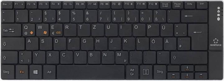 Actual product image Renkforce Bluetooth Keyboard Slim (DE, Wireless)