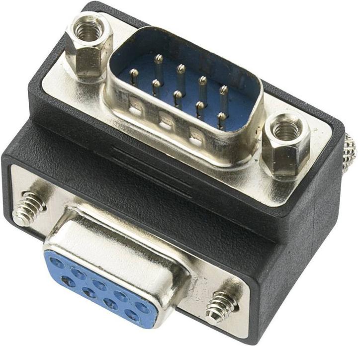 Renkforce Serial RS232 Angle Adapter 90 ° male to female (Sub-D 9)