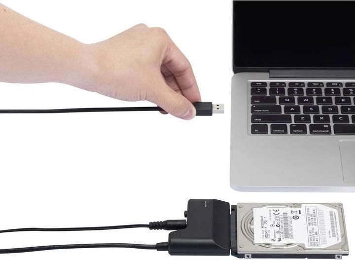 Image du produit Renkforce Câble adaptateur USB 3 vers SATA 30 cm