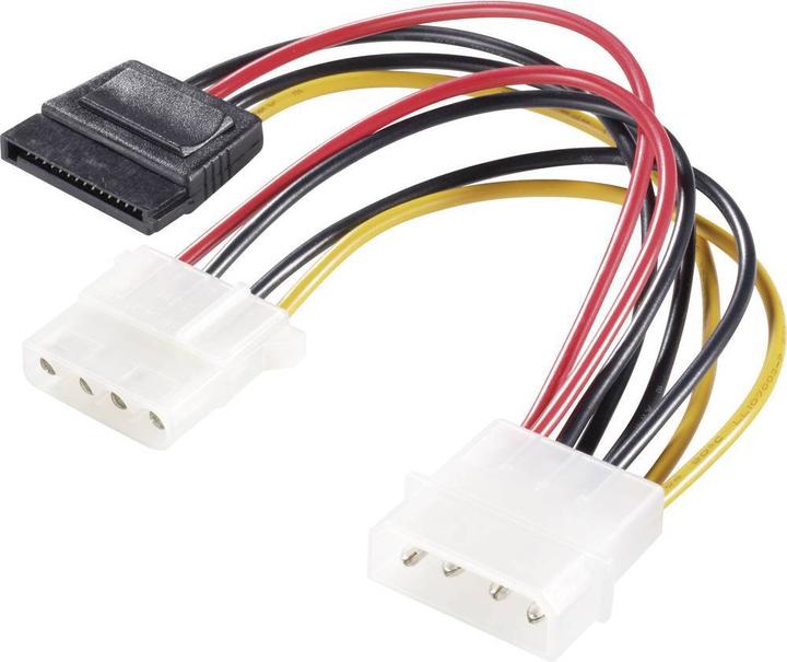 Image du produit Renkforce Câble adaptateur d'alimentation IDE vers SATA+IDE 15 cm