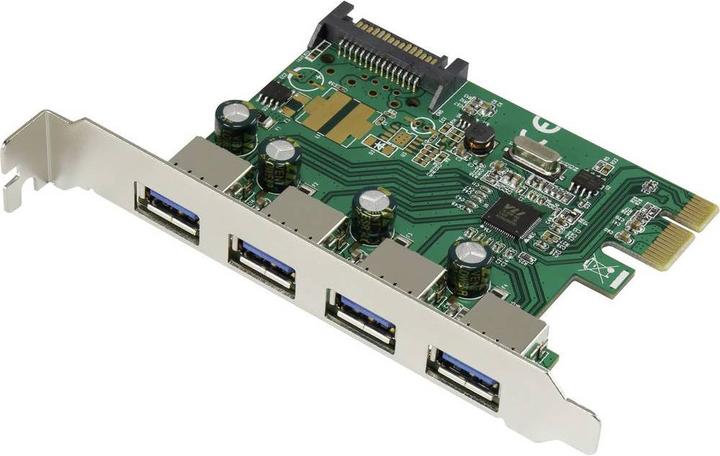 Actual product image Renkforce renkorce 4 Port USB 3 PCI Express Controller Card