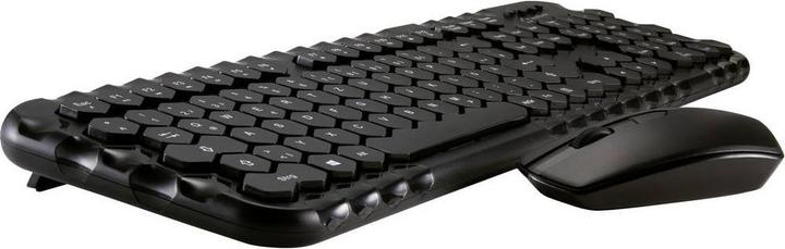 Actual product image Renkforce RF-KMC-500 Wireless keyboard and mouse set 2.4 GHz (DE, Wireless)