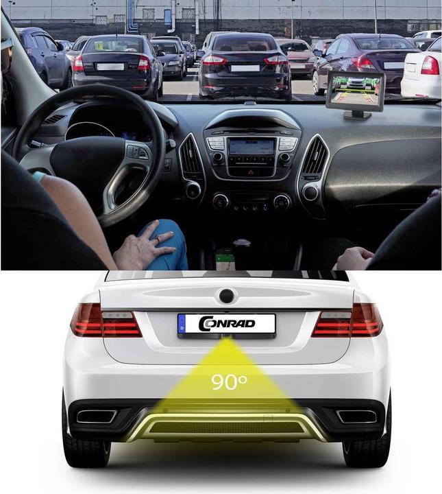 Actual product image Renkforce SB505 Radio Rear View Camera System