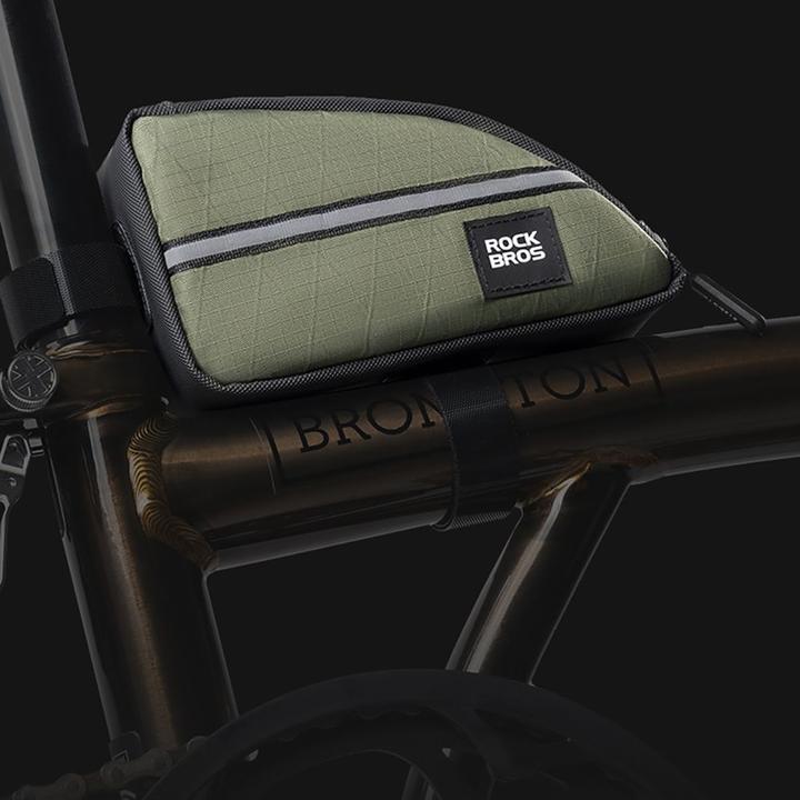 Immagine prodotto Rockbros Triangle Bike Frame Bag 0.8l - Brown (Borsa telaio)