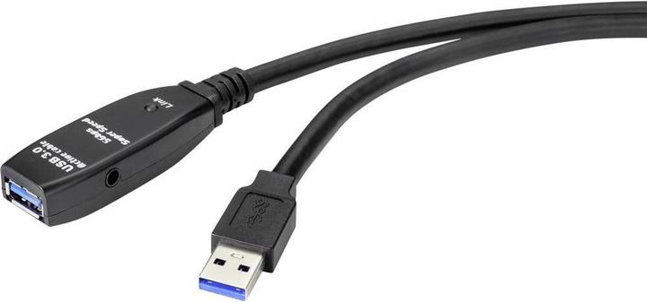Actual product image Renkforce USB 3 extension cable 5 m (5 m, USB 3.2 Gen 1)