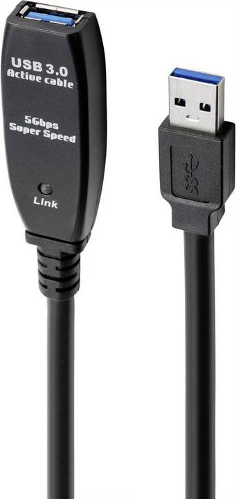 Actual product image Renkforce USB 3 extension cable 5 m (5 m, USB 3.2 Gen 1)
