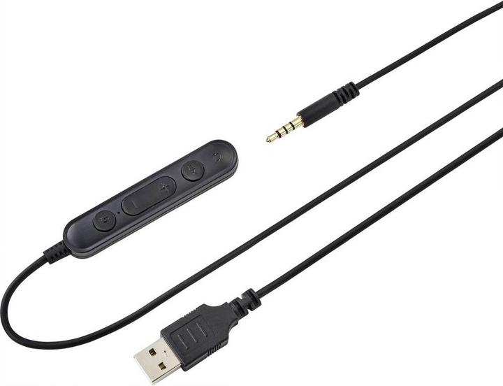 Immagine prodotto Renkforce Cuffia per PC RF HS 360 USB Stereo On Ear (Cablato, USB-A)