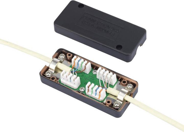 Produktbild Renkforce Connection Box, metallisiert CAT 6A (Kabel Verbindungsbox)