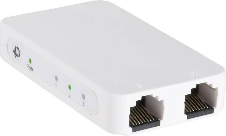 Image du produit Renkforce Commutateurs Ethernet superslim avec alimentation USB (3 Ports)