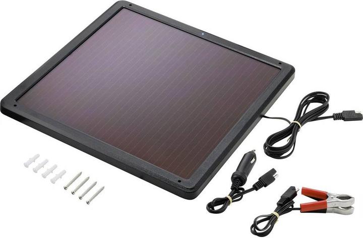 Actual product image Renkforce Car Solar Battery Protection Amorphous Solar Cell 12 V