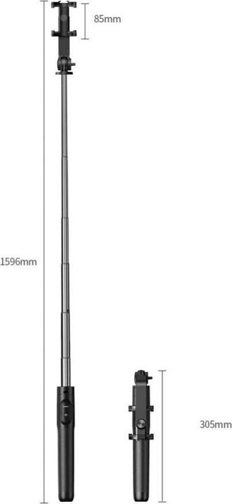 Actual product image Ugreen Selfie stick tripod with Bluetooth remote 15062