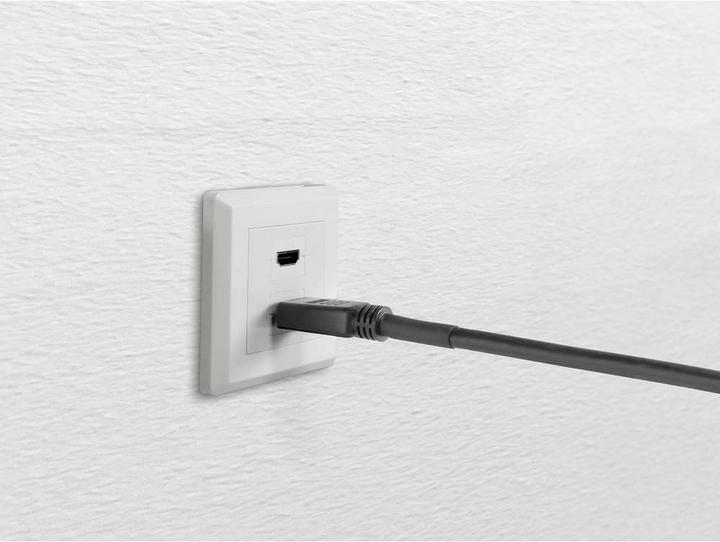 Produktbild Renkforce 2 Port Unterputz HDMI Wandanschlussdose mit Kabel (HDMI)