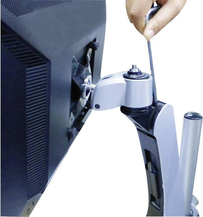 Produktbild SpeaKa Professional Flex 4fach Monitorhalter, Tischmontage m (Tisch, 27")