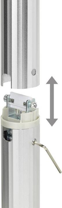 Produktbild SpeaKa Professional Beamer-Deckenhalterung, höhenverstellbar 13 - 106 cm (Decke)