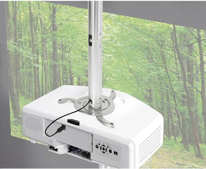 Produktbild SpeaKa Professional Beamer-Deckenhalterung, höhenverstellbar 13 - 106 cm (Decke)