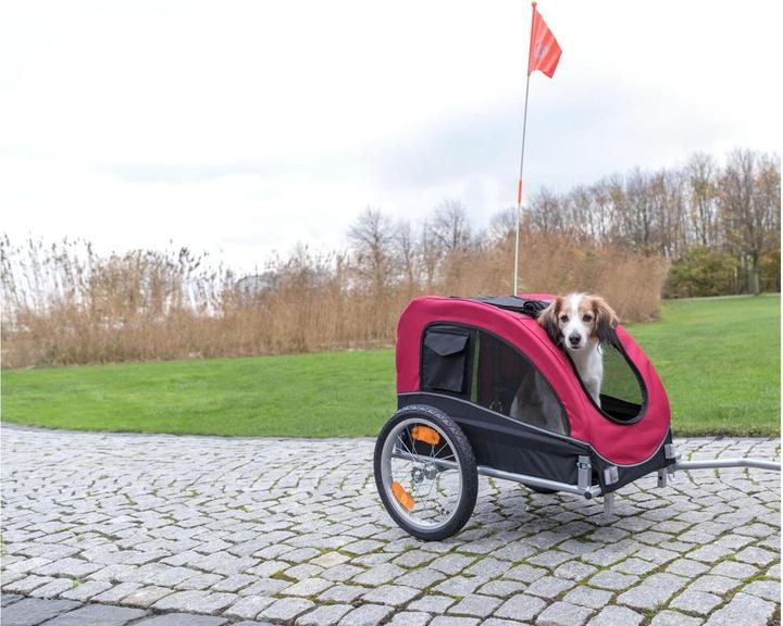 Actual product image Trixie Bicycle trailer M (Dog, Reflectors)