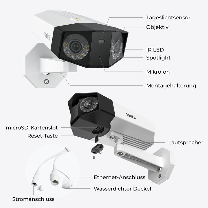 Actual product image Reolink Duo Series P750-16MP (7680 x 2160 pixels)