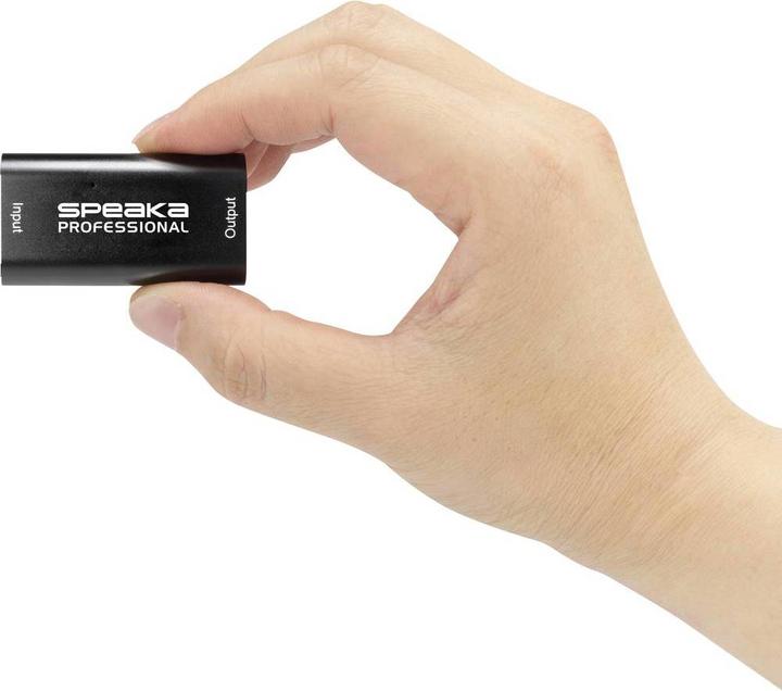 Produktbild SpeaKa Professional UHD HDMI-Repeater 3840x2160 Pixel ohne Stromversorgung (HDMI, 2.80 cm)