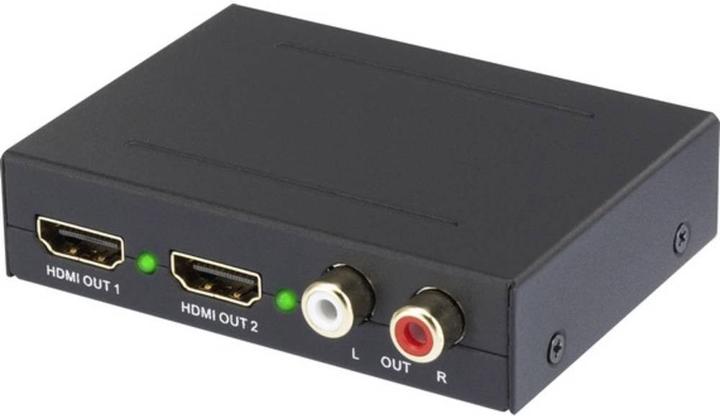 SpeaKa Professional 2 Port HDMI Audio Extractor with Toslink and Cinch Audio (R/L) (Extractor)