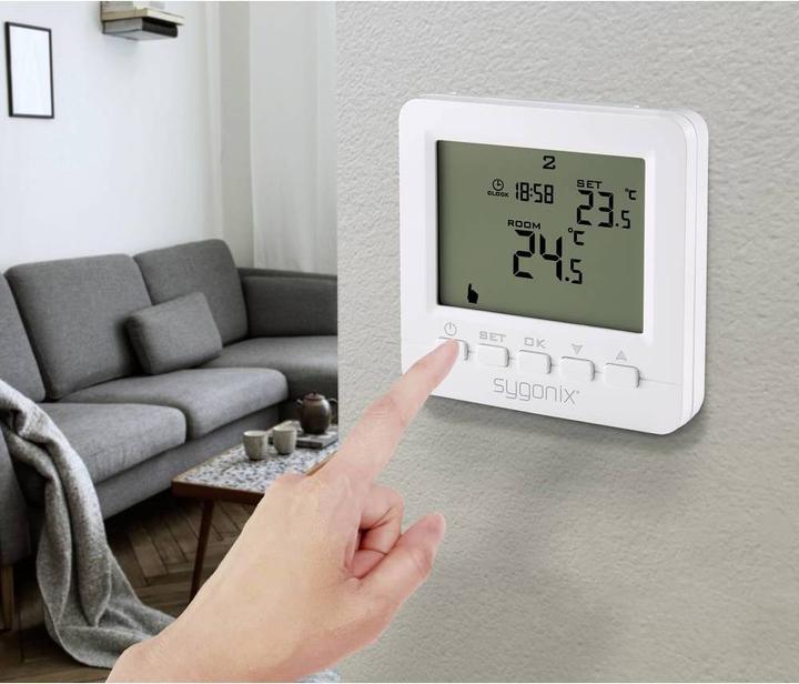 Image du produit Sygonix Thermostat d'ambiance Thermostat de chauffage programmable, numérique