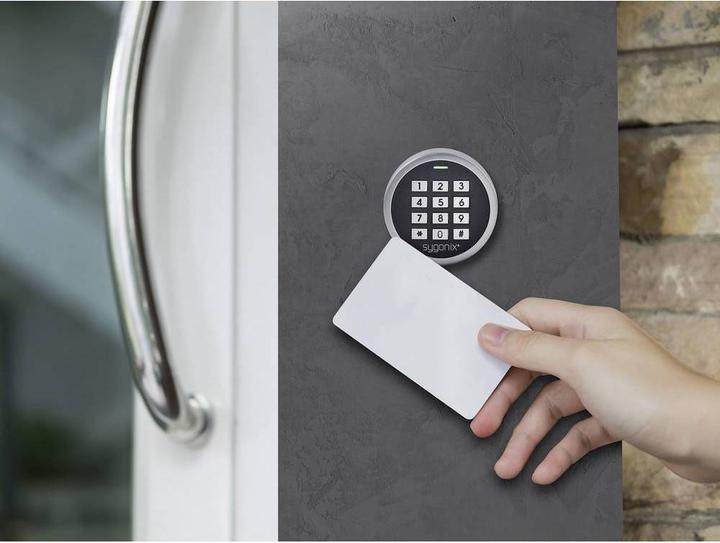 Produktbild Sygonix Witterungsfeste PIN & RFID Miniatur-Zugangskontrolle (Schlüsselkarte)