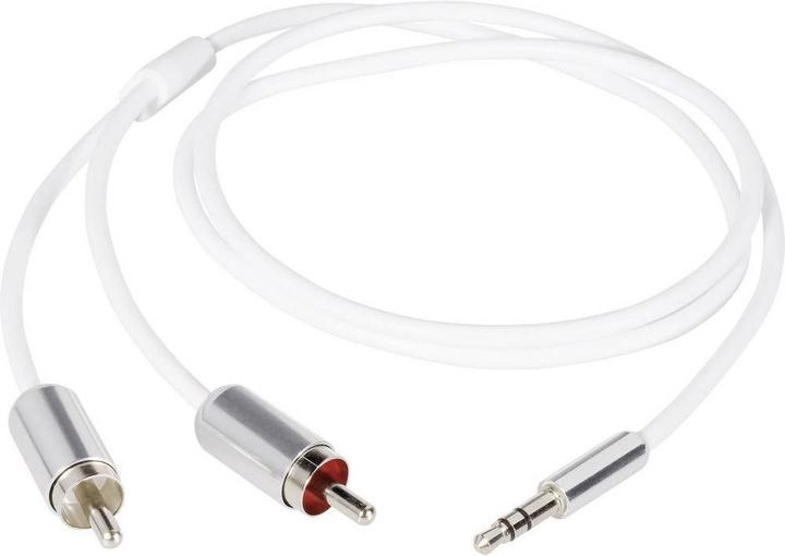 Actual product image SpeaKa Professional SP-7870088 Cinch / jack audio connection cable (2x cinch plug (0.80 m, Cinch, 2.5mm)