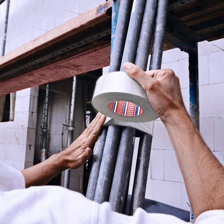 Actual product image tesa tape 4688 - Strong adhesive standard fabric tape for indoor and outdoor applications (50 mm)