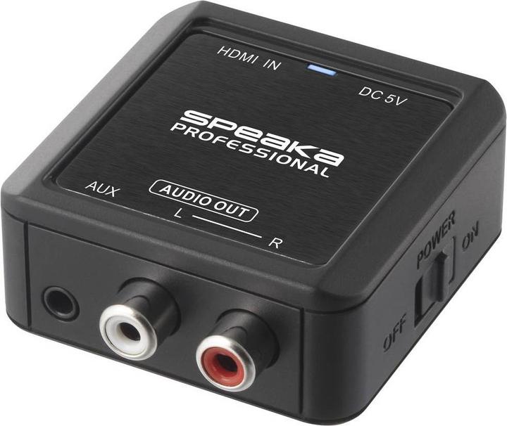 Immagine prodotto SpeaKa Professional Adattatore professionale da HDMI (eARC/ARC) a stereo SPEAKA