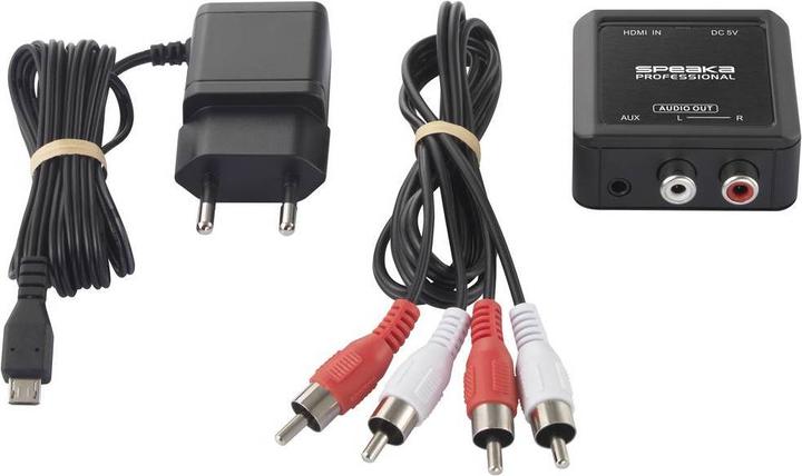 Immagine prodotto SpeaKa Professional Adattatore professionale da HDMI (eARC/ARC) a stereo SPEAKA