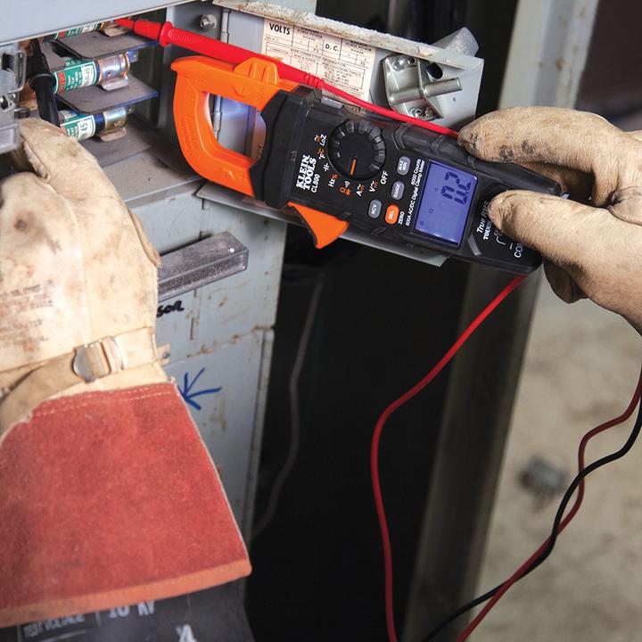 Image du produit Klein Tools CL800 Pince ampèremétrique numérique AC/DC avec réglage automatique de la plage (CL800) (CAT IV 600V)
