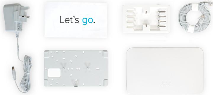 Actual product image Cisco Meraki Go GR10 - Radio access point - Wi-Fi 5 - 2.4 GHz, 5 GHz - DC power - wall mountable