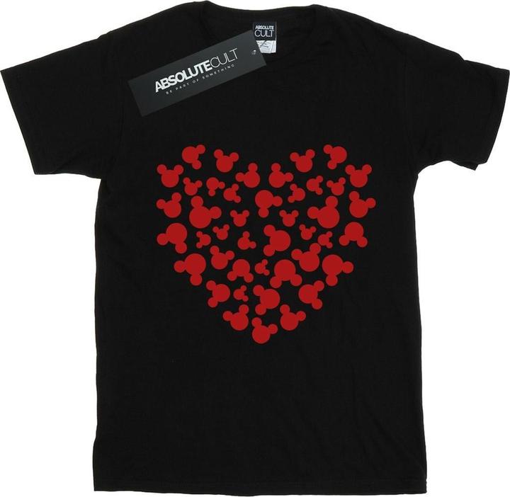 Immagine prodotto Disney Mickey Mouse Heart Silhouette Maglietta Ragazze (128)