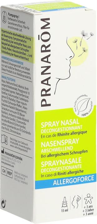 Actual product image Pranarom ALLERGOFORCE - Decongestant nasal spray (1 Piece)