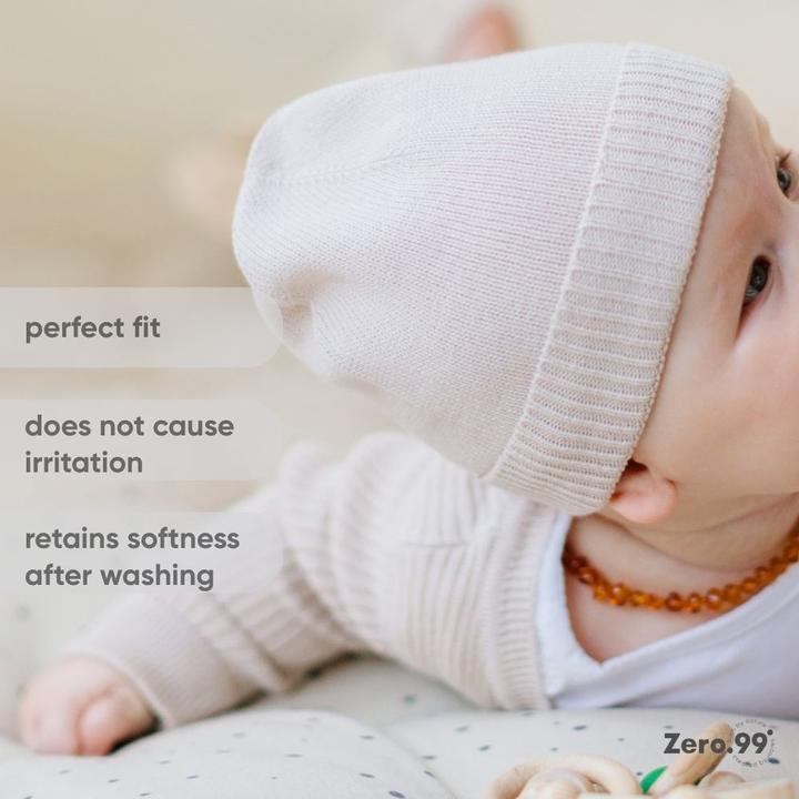 Actual product image Zero.99 Baby Set 3-in-1 Knitted: Hat, Mittens & Booties (50, 56, 62)