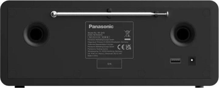 Produktbild Panasonic RF-D40EG-K (FM, DAB+, Internetradio, UKW, WLAN, Bluetooth)