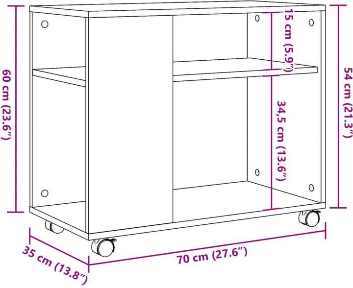 Image du produit VidaXL Lisotianka (70 x 32 x 15 cm)