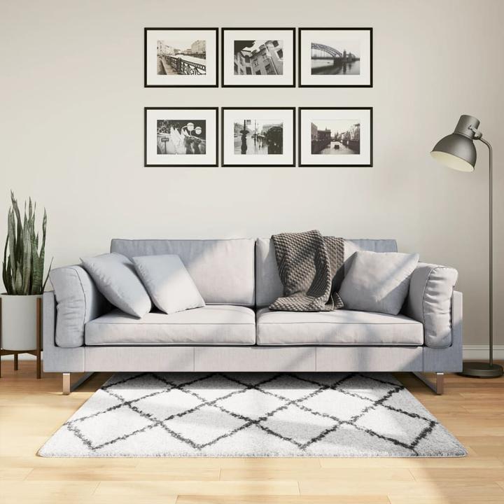 Image du produit VidaXL Tapis Shaggy haut velours Moderne (120 x 120 cm)