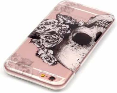 Produktbild Ueli Express iPhone 6s / 6 Super Slim Gummi Hülle TPU Totenkopf (Apple iPhone 6s, Apple iPhone 6)