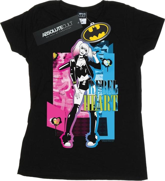 Harley Quinn Rebel Heart TShirt aus Baumwolle