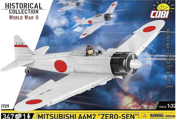 Actual product image Cobi Mitsubishi A M Zero pcs