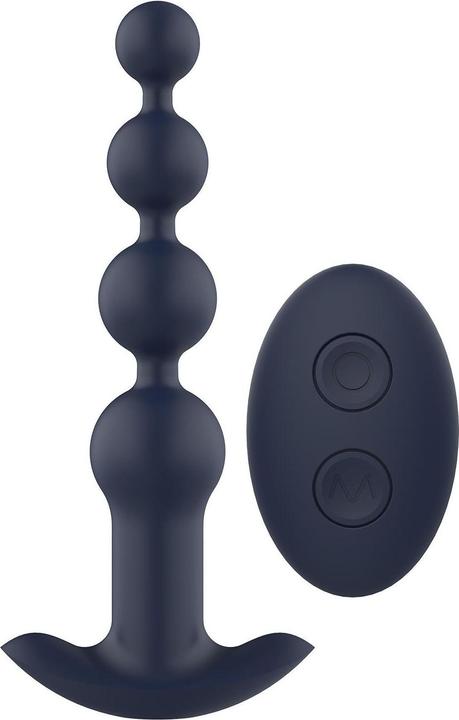 Image du produit Dreamtoys Dream Toys Startroopers Apollo Remote Vibrating Anal Bead Blue Taille unique