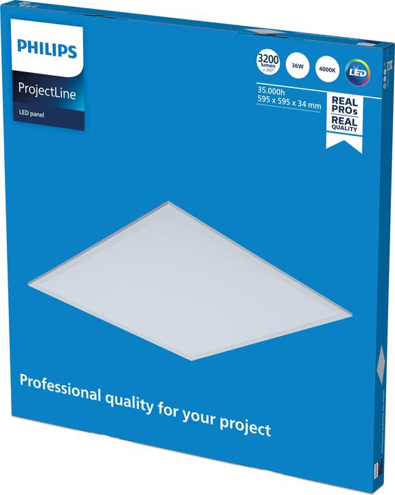 Immagine prodotto Philips Pannello ProjectLine 36W 6060 40K NOC (3200 lm)