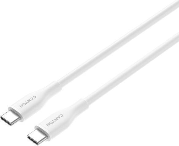 Image du produit Canyon Câble CC60SC10 C-C 60W 1m Silicon White (1 m)